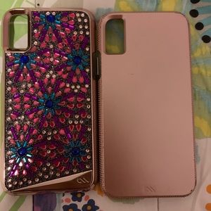 Two case mate cases for iPhone X or Xs